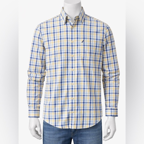 Nautica Other - Nautica Plaid Button-Up Shirt – Classic Fit – Size XL